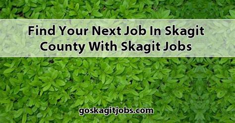 skagit craigslist jobs|skagit county job postings.